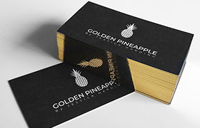 white foil stamping