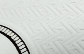 embossed
