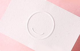 embossed