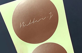 BRONZE PAPER + EMBOSSED