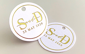 diecut swing tags
